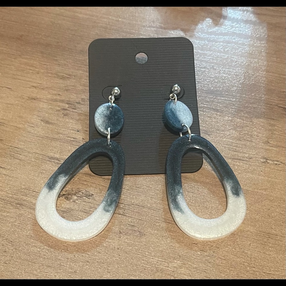 Handmade resin earrings